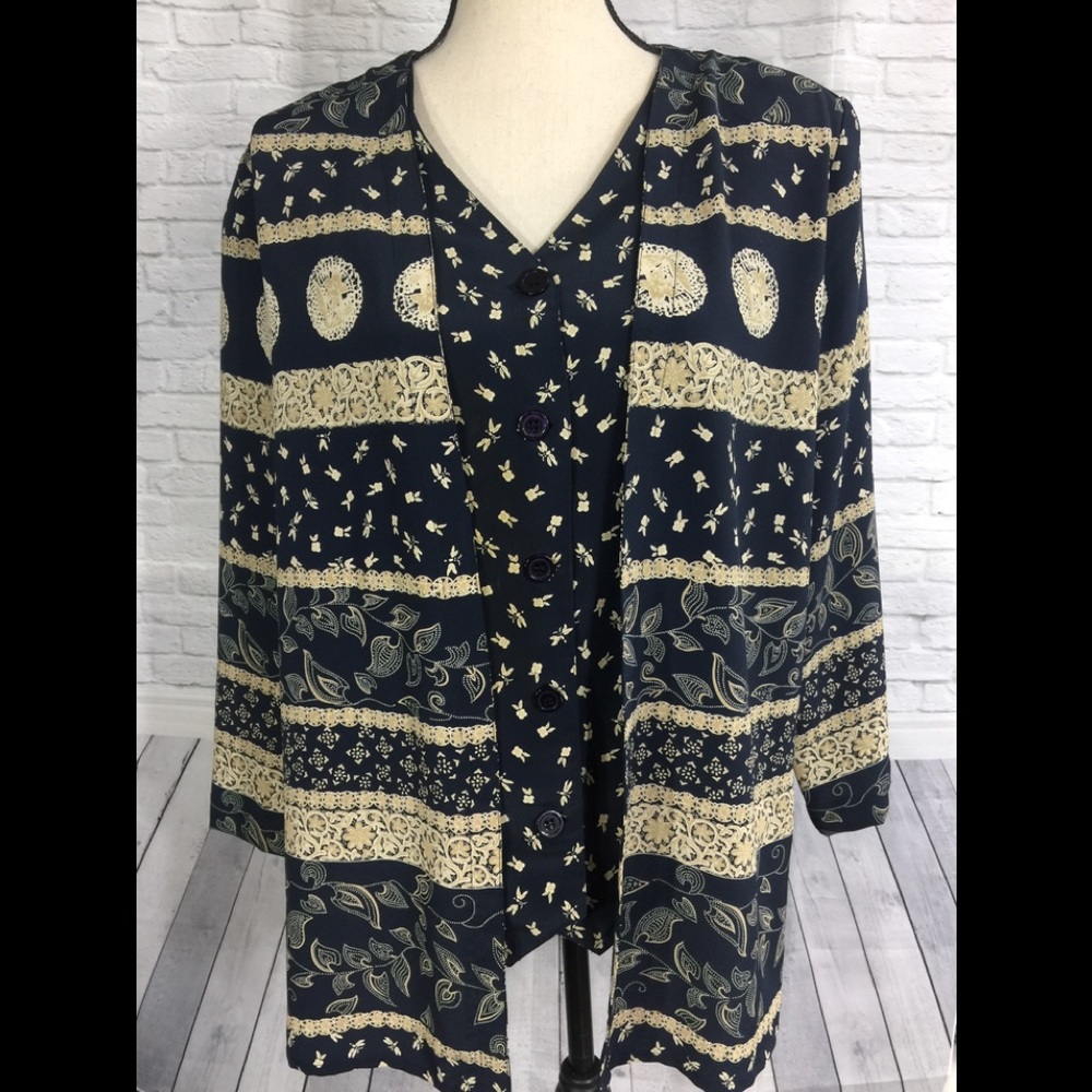 Alfred Dunner twofer top